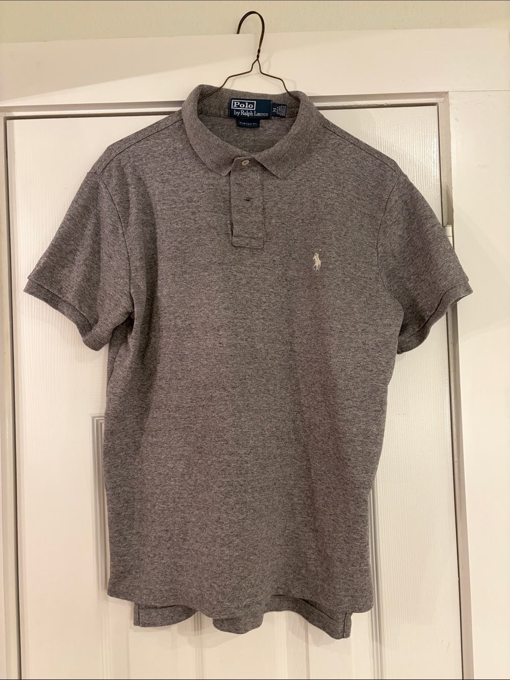 Polo by Ralph Lauren Heather Gray Short Sleeve Polo Shirt
